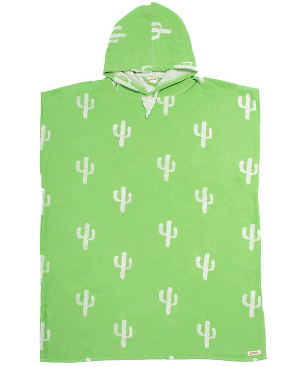 Cactus Hooded Poncho - SAND CLOUD