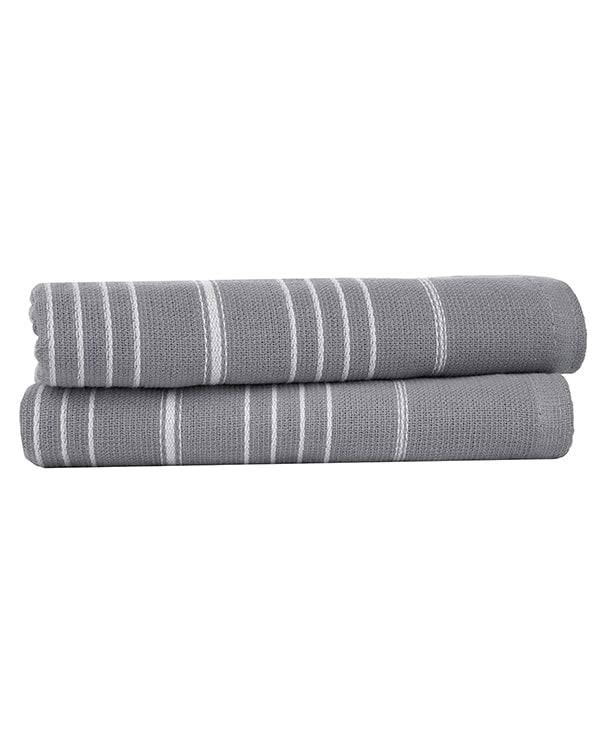 Classic Fringeless Hand Bath Bundle 2 Pack – Grey - SAND CLOUD