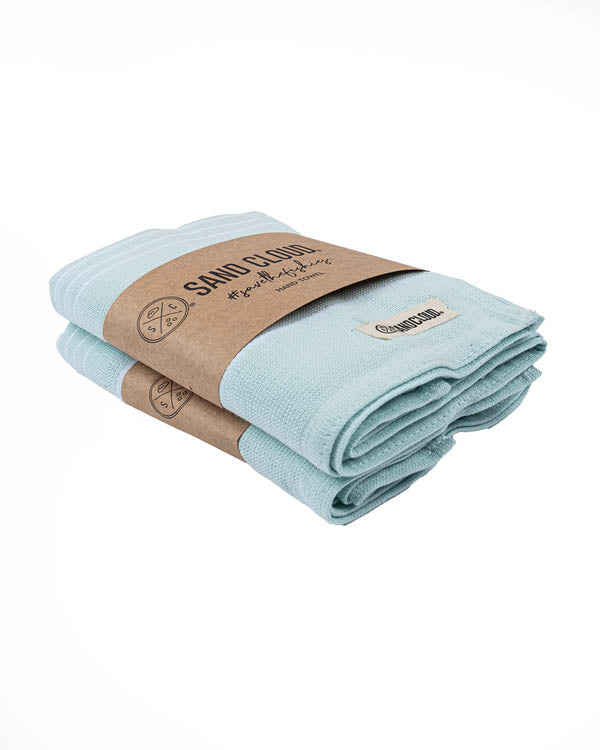 Classic Fringeless Hand Bath Bundle 2 Pack – Seaglass - SAND CLOUD