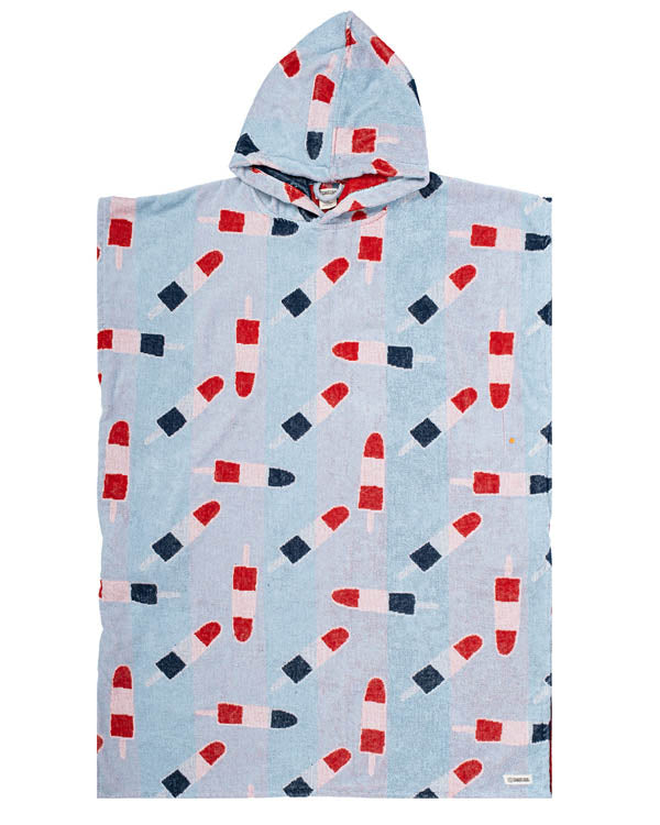 Popsicle Hooded Poncho - SAND CLOUD
