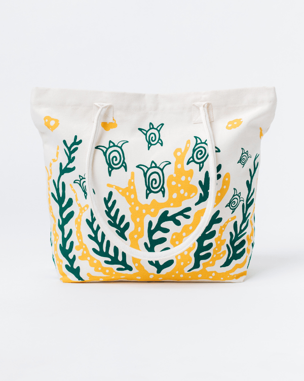 Swimming Turtles Beach Tote - SAND CLOUD