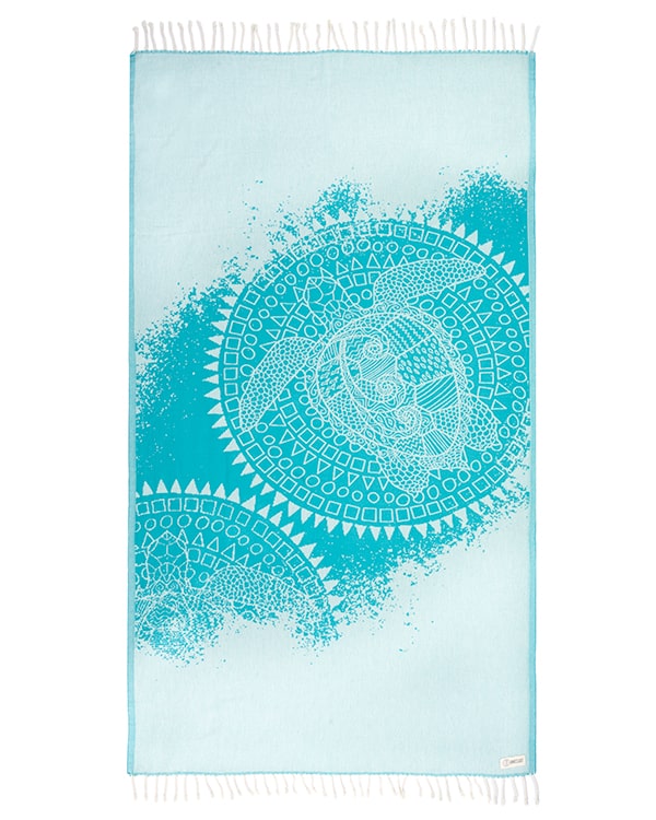 Mandala Sea Turtle Green - SAND CLOUD