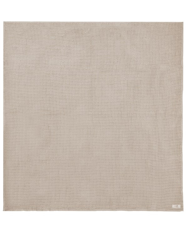 Little Fishies Waffle Blanket – Warm Taupe - SAND CLOUD