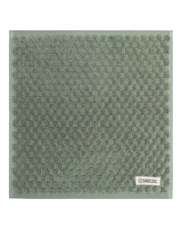 Atom Washcloth Bath Bundle 6 Pack – Hedge Green - SAND CLOUD