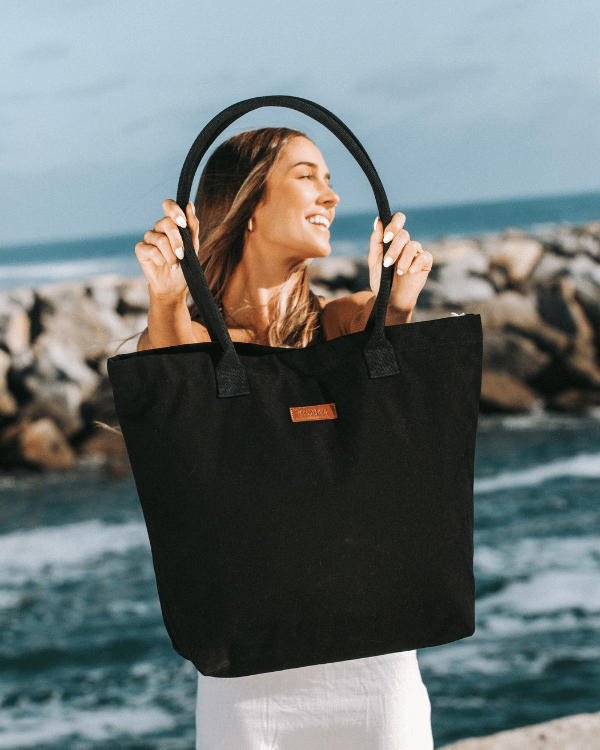 Patnem Beach Tote Black - SAND CLOUD