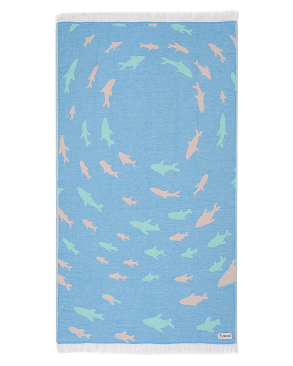 Swirl Shark Kids Towel - SAND CLOUD