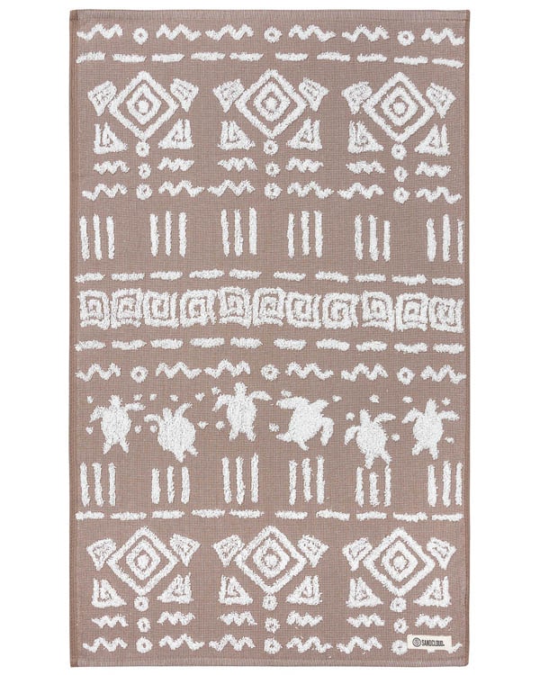 Turtle Mudcloth Hand Bath Bundle – 2 Pack – Taupe - SAND CLOUD