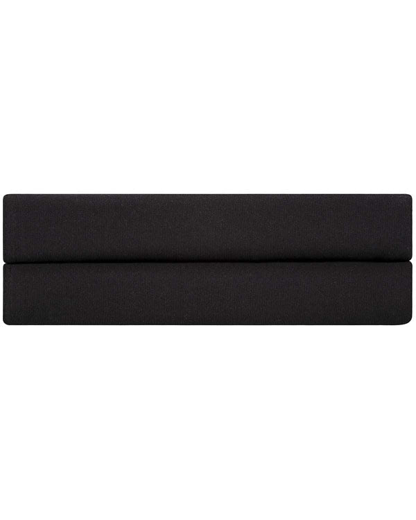 Terra Fringeless XL Bath Bundle – Black – 2 Pack - SAND CLOUD