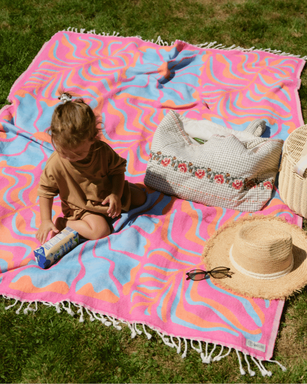 Painted Daisies Blanket - SAND CLOUD