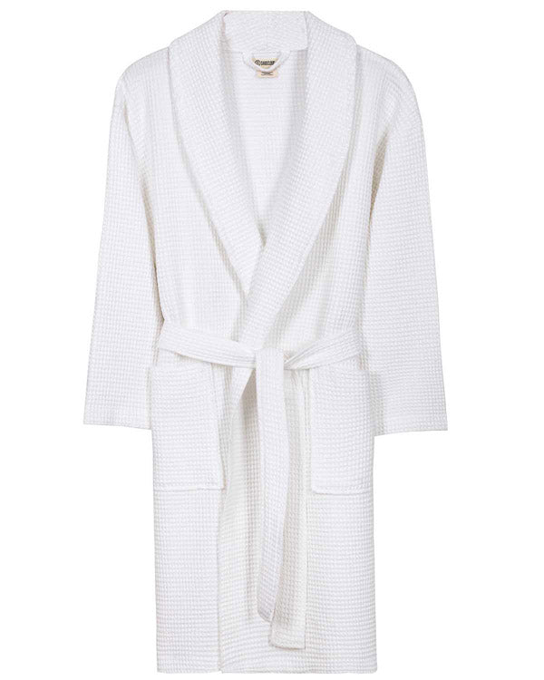 Micro Waffle Robe – Frost White - SAND CLOUD