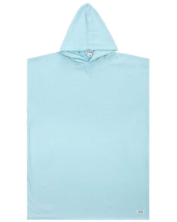 Terra Hooded Poncho – Seaglass - SAND CLOUD