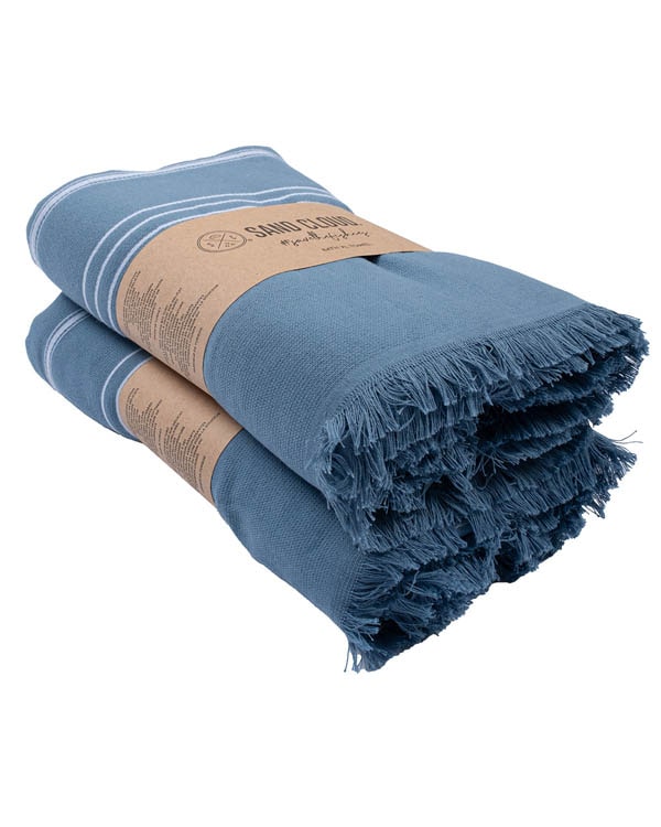 Classic XL Bath Bundle 2 Pack – Slate Blue - SAND CLOUD