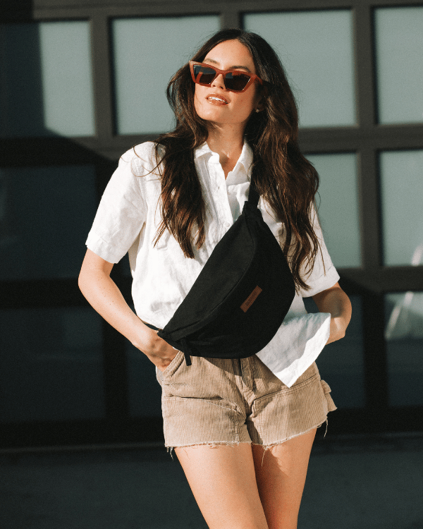 Solid Bum Bag – Black - SAND CLOUD