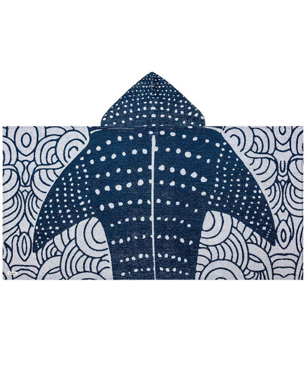 Whale Shark Hooded Kids Bath Towel - SAND CLOUD