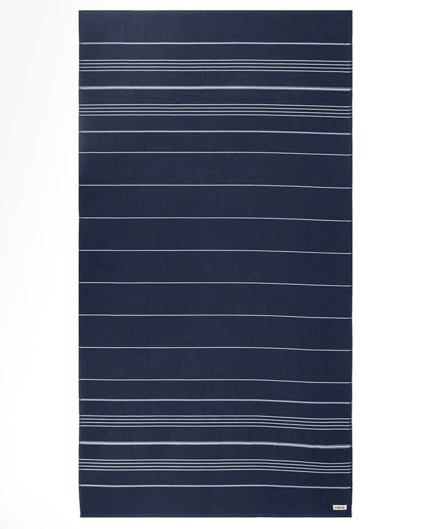 Classic Fringeless XL Bath Bundle 2 Pack – Navy - SAND CLOUD