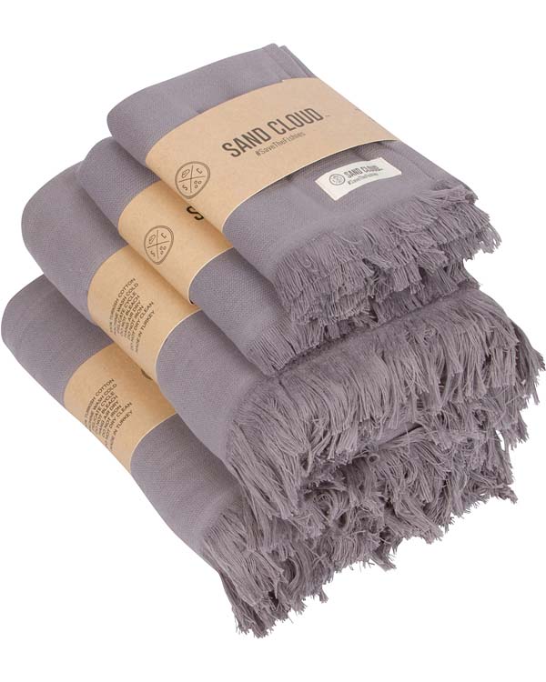 Terra XL Bath Bundle – Grey - SAND CLOUD