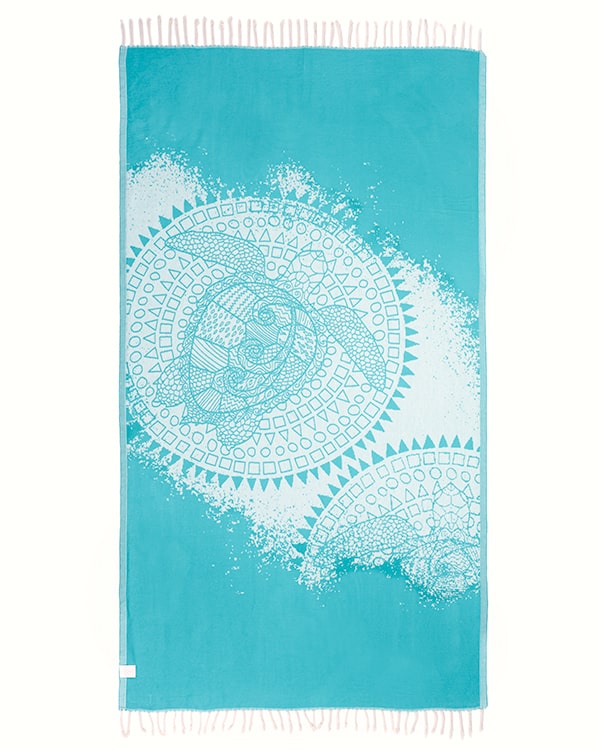 Mandala Sea Turtle Green - SAND CLOUD