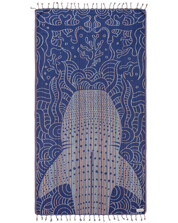 Variegated Whale Shark Navy - SAND CLOUD