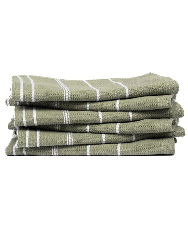 Classic Bath Washcloth Bundle- 6 Pack – Hedge Green - SAND CLOUD