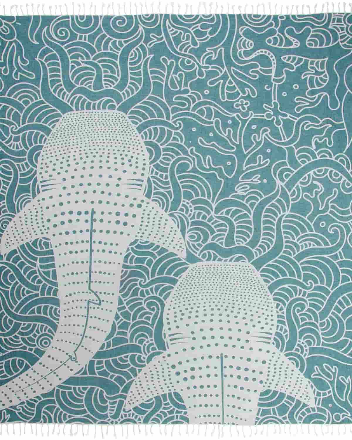 Whale Shark XL Turquoise - SAND CLOUD
