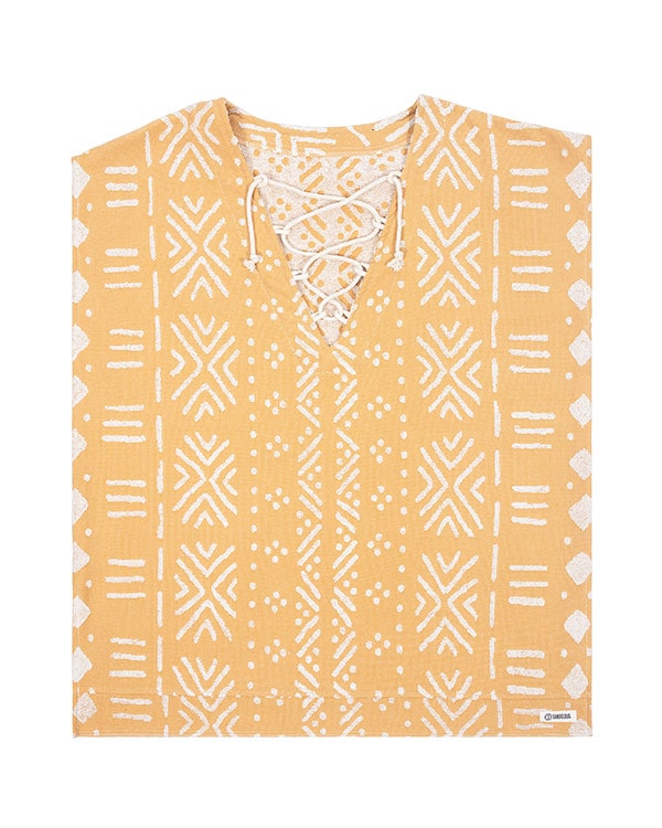 Adobe Mudcloth Cover Up Sunflower - SAND CLOUD