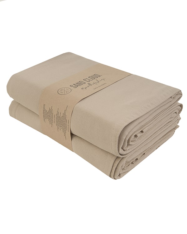 Terra Fringeless XL Bath Bundle – Sand – 2 Pack - SAND CLOUD