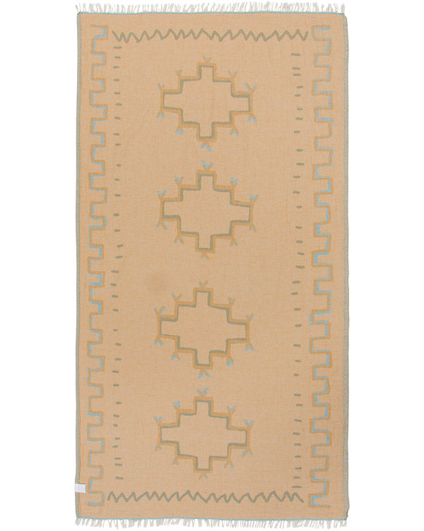 Moroccan Towel Teal - SAND CLOUD