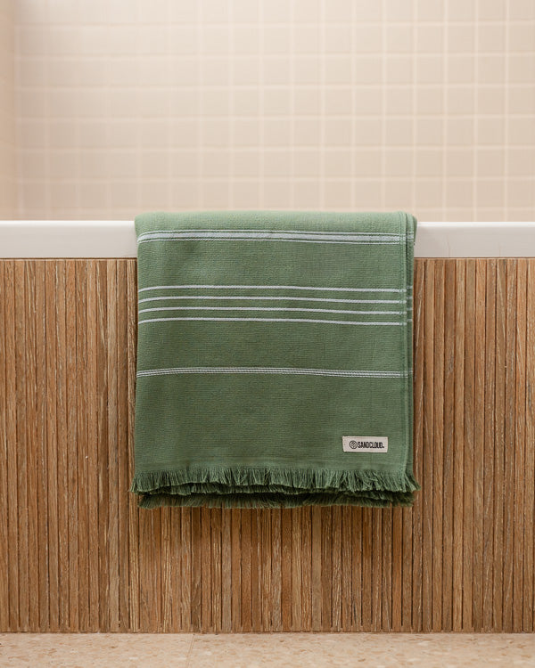 Classic XL Bath Bundle 2 Pack – Hedge Green - SAND CLOUD