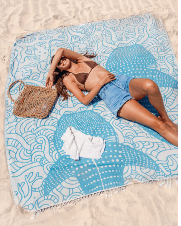 Whale Shark XL Turquoise - SAND CLOUD